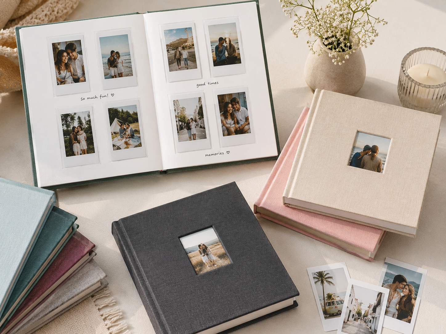 Instant and Polaroid photo albums