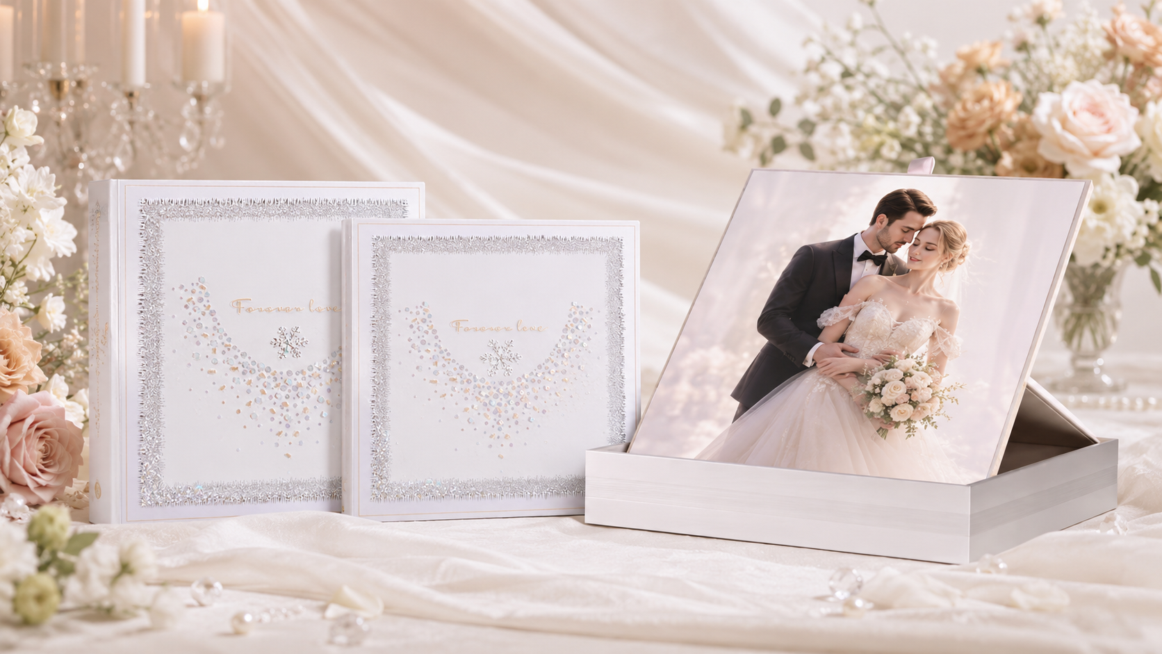 Wedding albums and wedding memory books
