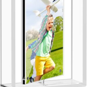 4x6 Double Sided Glass Photo Frame Magnetic Photo Frame