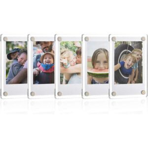 A4 A5 Transparent Acrylic Magnetic Photo Frame Frameless Wall Sticker Price Tag Strong Magnet Panel Frame