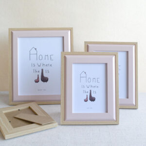 Factory Direct Eco-Friendly Gift Scandinavian Design A4 MDF Picture Frame Luxury Standing Frame in 6 8''